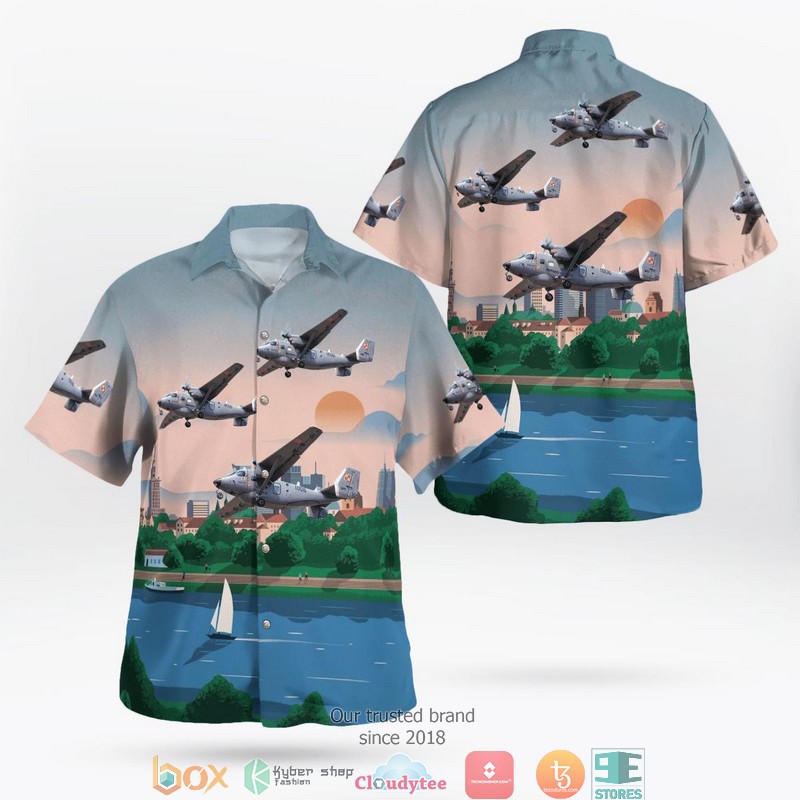 Poland Polish Navy Kaman SH-2G Super Seasprite 3D Hawaii Shirt