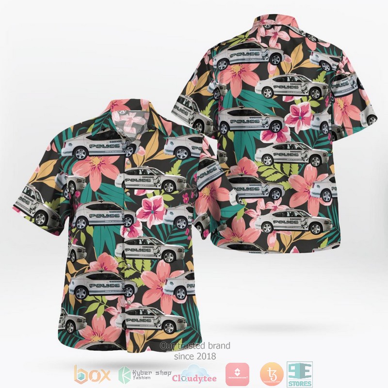 Police Vehicles Police Badge Hawaiian Shirt