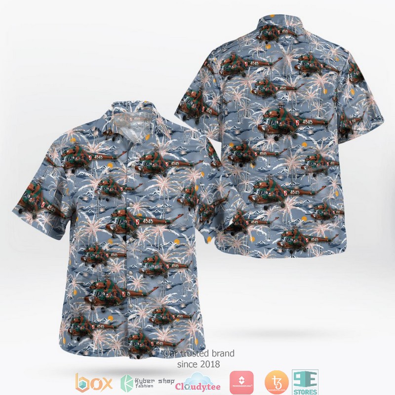 Polish Air Force PZL W-3 Sokot Hawaiian Shirt