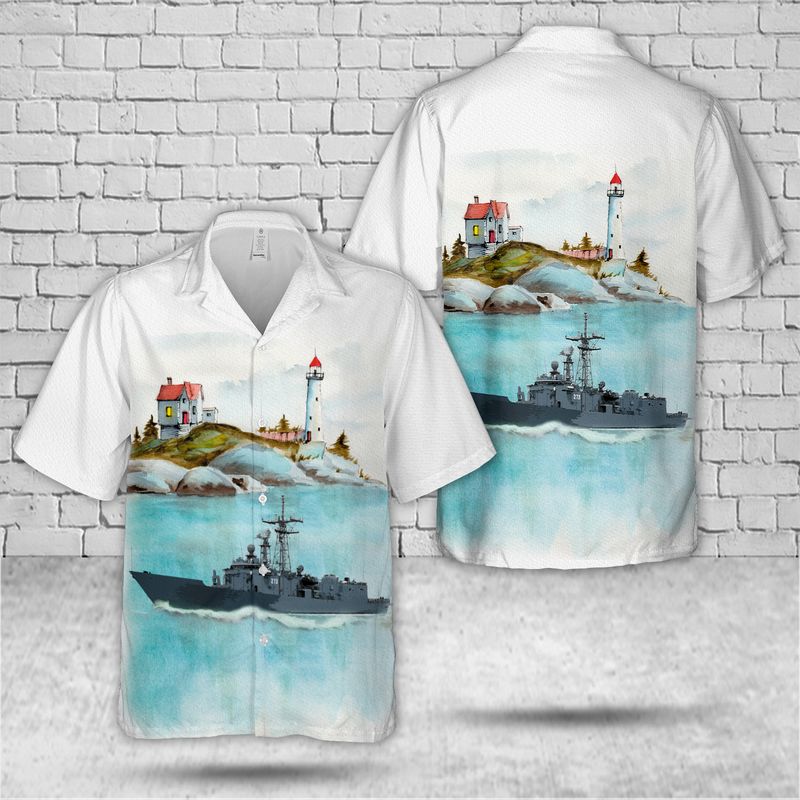 Polish Navy Marynarka Wojenna Kaman SH-2G Super Seasprite K-894 Hawaiian Shirt