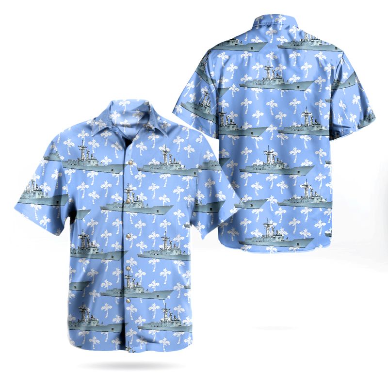 Polish Navy Marynarka Wojenna ORP Iskra Hawaiian Shirt