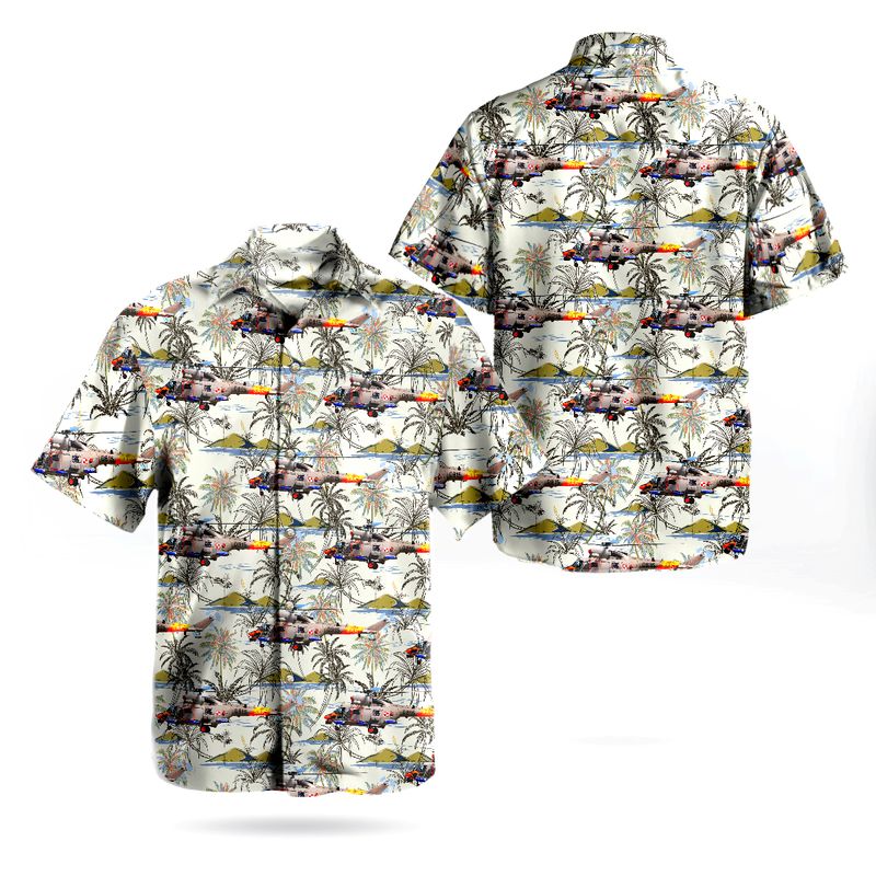 Polish Navy Marynarka Wojenna ORP Iskra Hawaiian Shirt