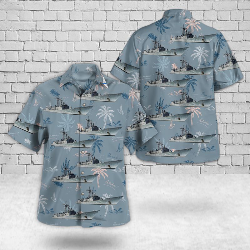 Polish Navy ORP Kaszub Hawaiian Shirt