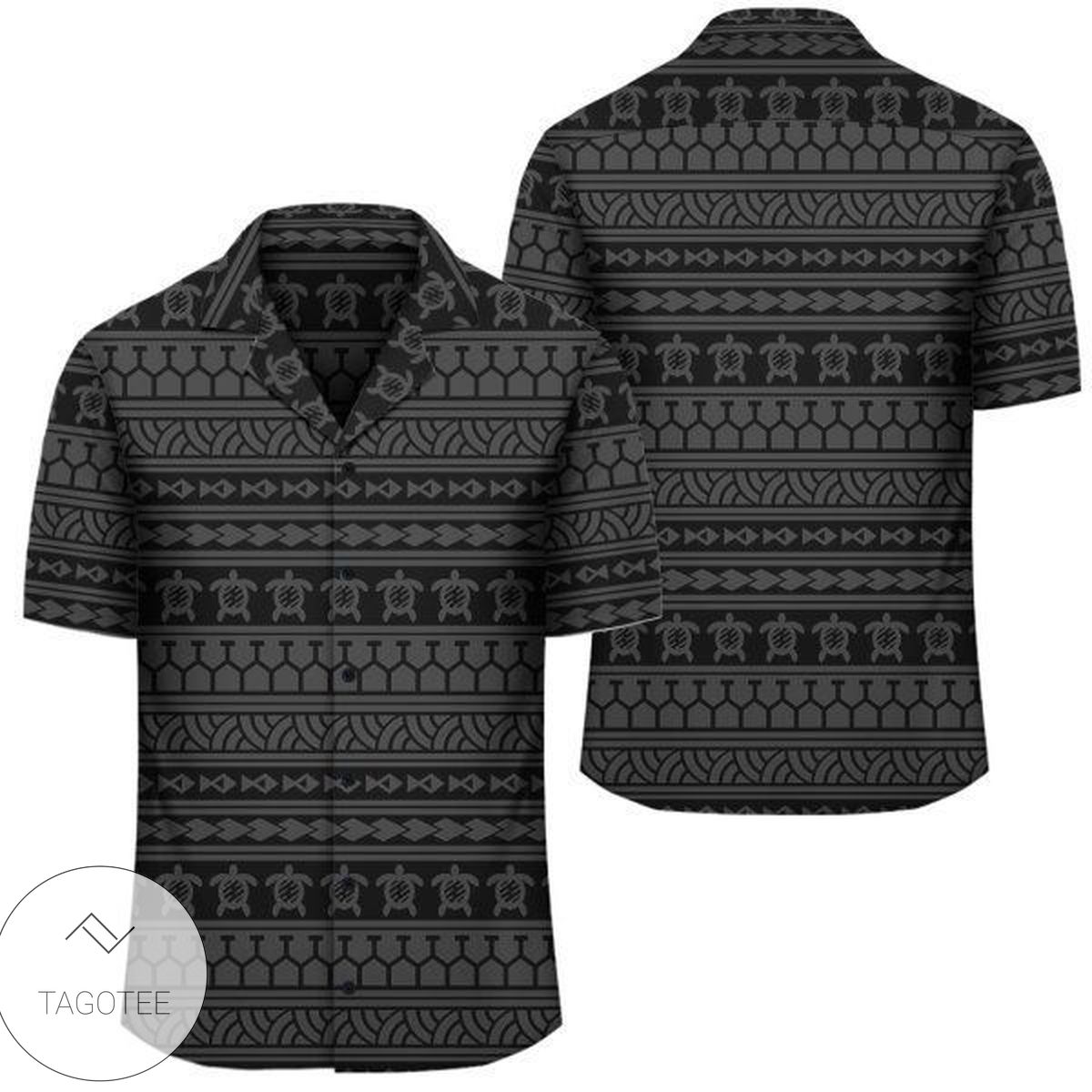 Polynesian Tattoo Tribal Gray Hawaiian Shirt Summer Button Up Shirt For Men Hawaiian Summer Trends Shirt 2020