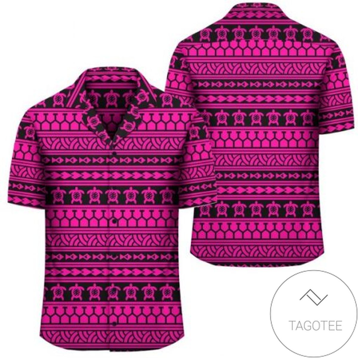 Polynesian Tattoo Tribal Red Hawaiian Shirt