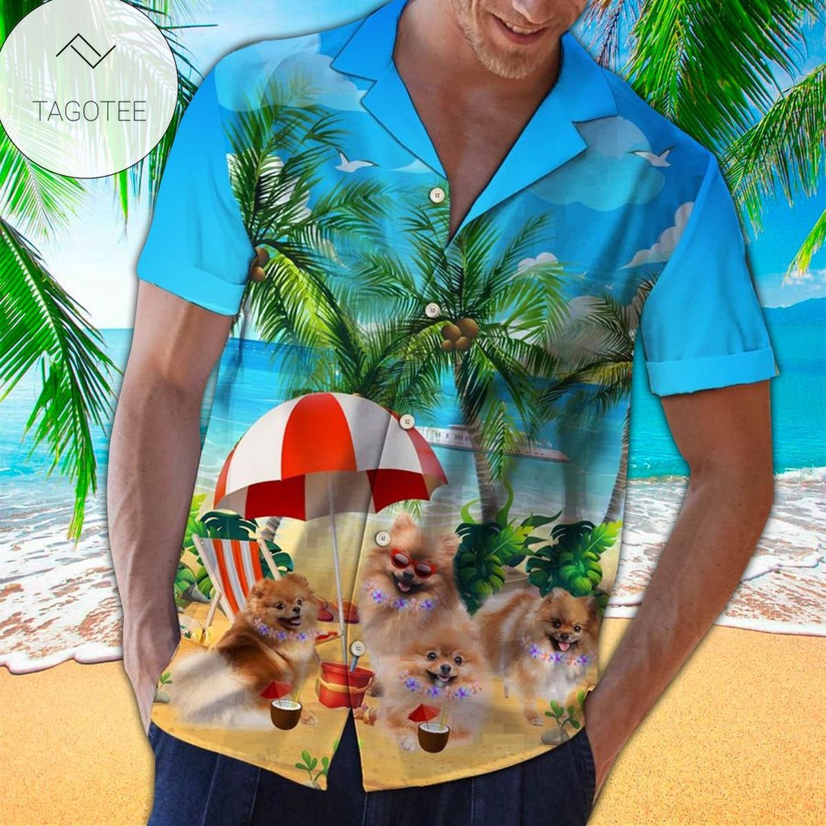 Polynesian Turtle Palm And Sea Pebbles Yellow Hawaiian Shirt Summer Button Up Shirt For Men Hawaiian Summer Trends Shirt 2020