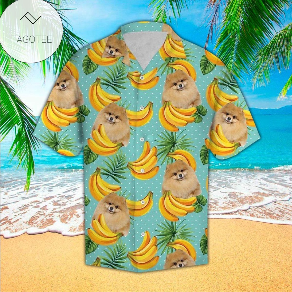 Pomeranian Aloha Shirt Hawaiian Shirt For Pomeranian Lovers