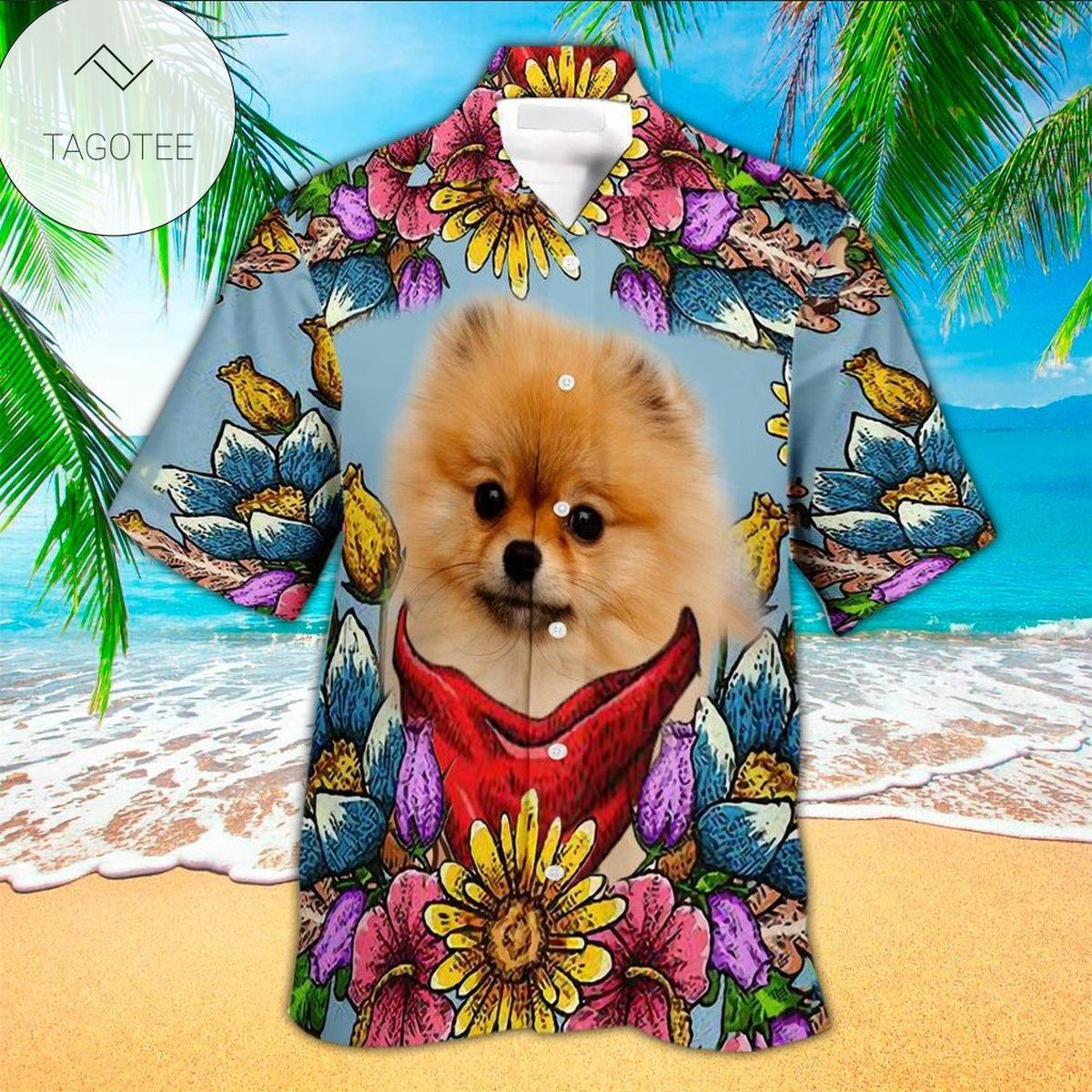 Pomeranian Hawaiian Shirt Perfect Pomeranian Clothing