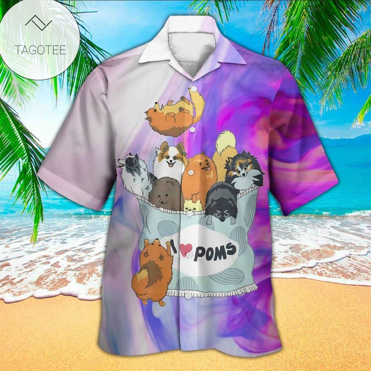 Pomeranian Hawaiian Shirt Perfect Gift Ideas For Pomeranian Lover