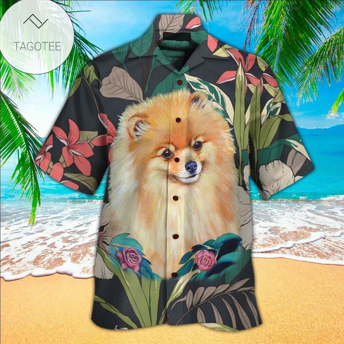 Pomeranian Hawaiian Shirt Pomeranian Shirt For Pomeranian Lover