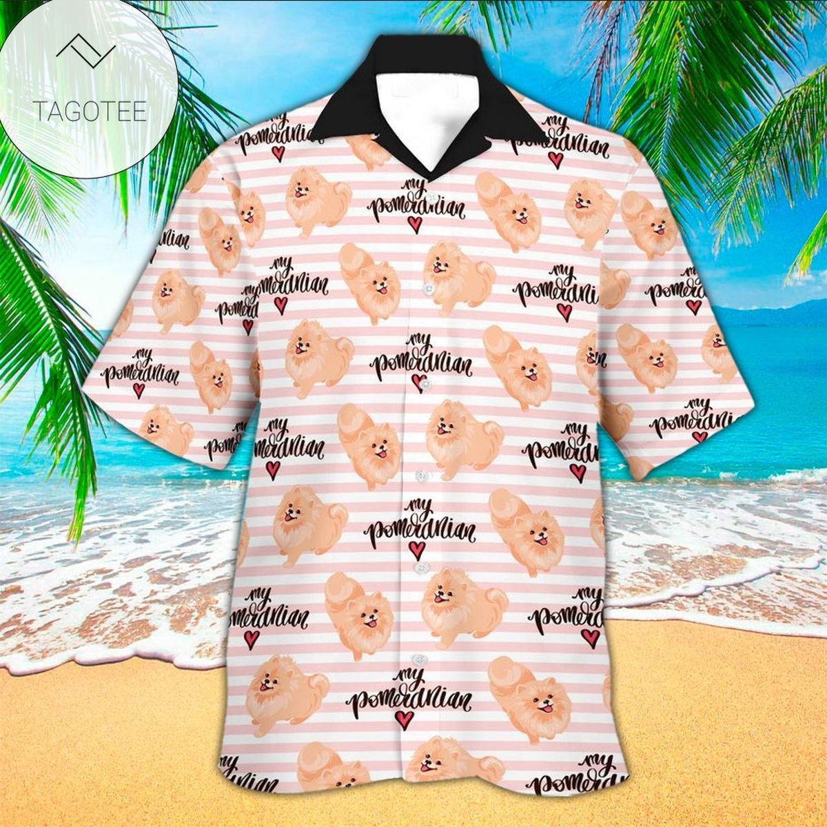 Pomeranian Shirt Pomeranian Hawaiian Shirt For Pomeranian Lovers