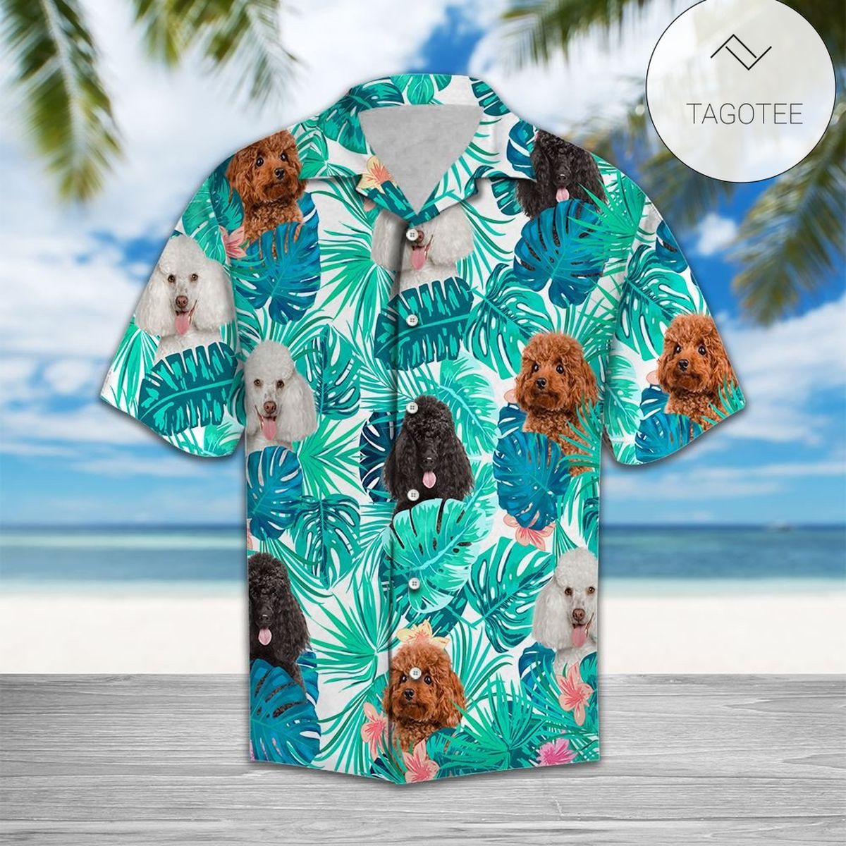 Poodle Aloha Shirt Hawaiian Shirt For Poodle Lovers