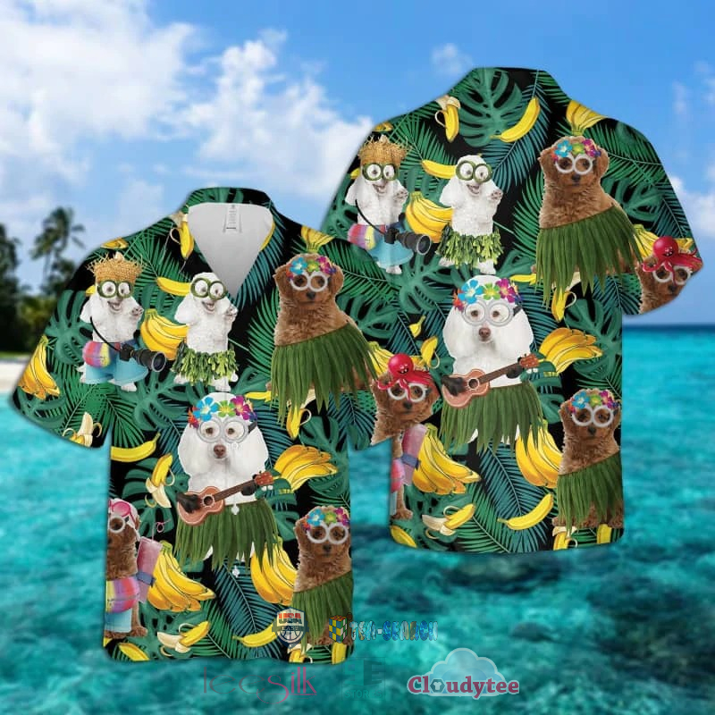 Poodle Unisex Hawaiian Shirt