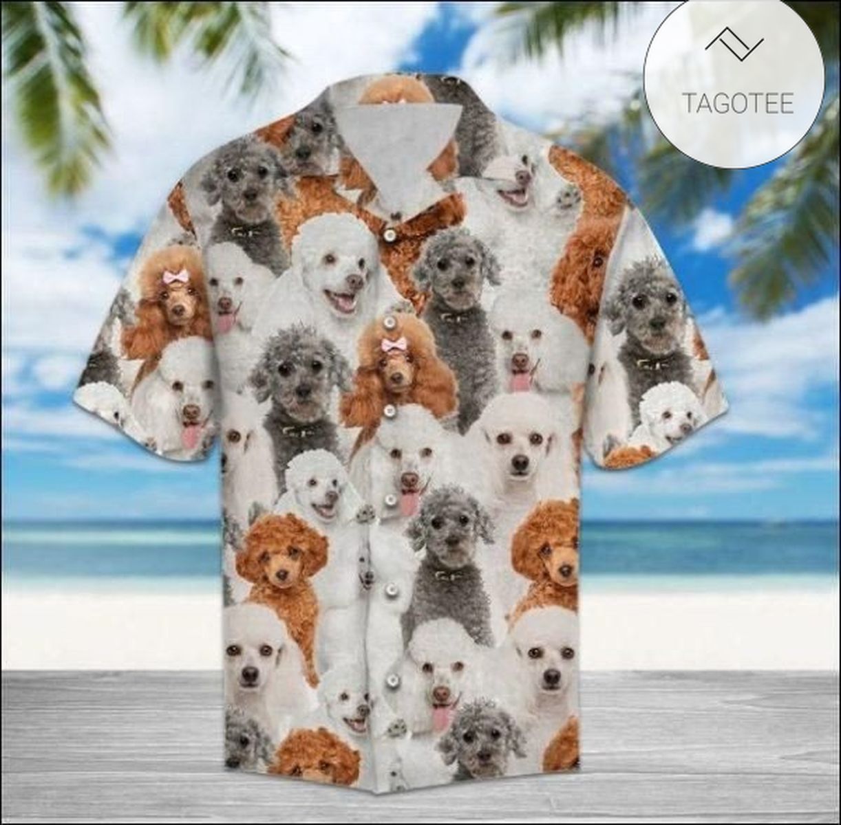 Poodle Funny Dog Authentic Hawaiian Shirt 2022s 3d Hl