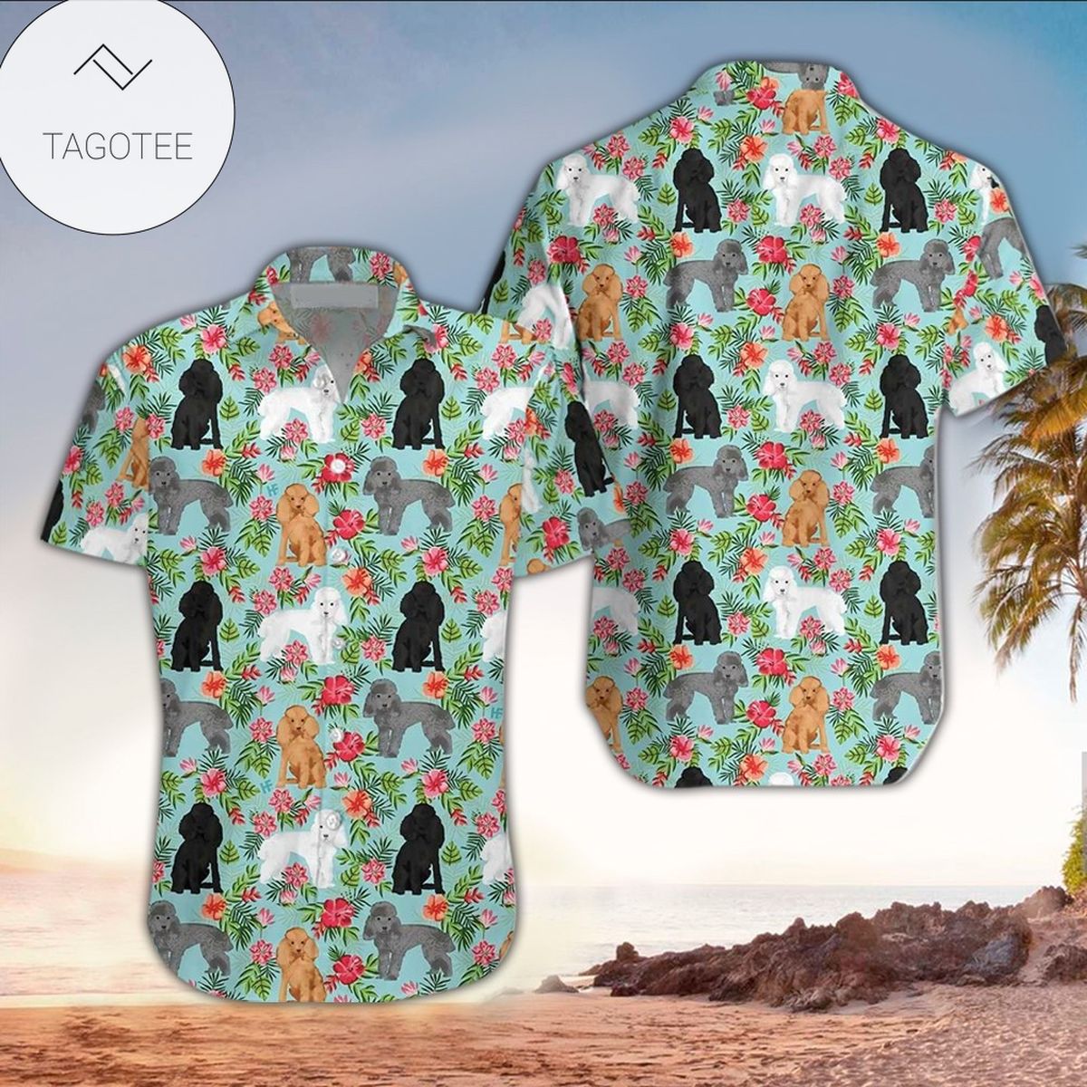 Poodle Hawaiian Shirt Poodle Lover Gifts