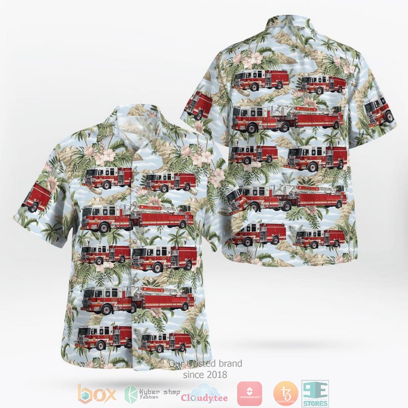 Poplar Bluff Fire Department Missouri Hawaiian Shirt