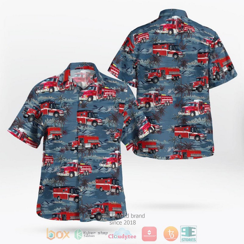 Port Arthur Texas Port Arthur Fire Department Hawaiian Shirt