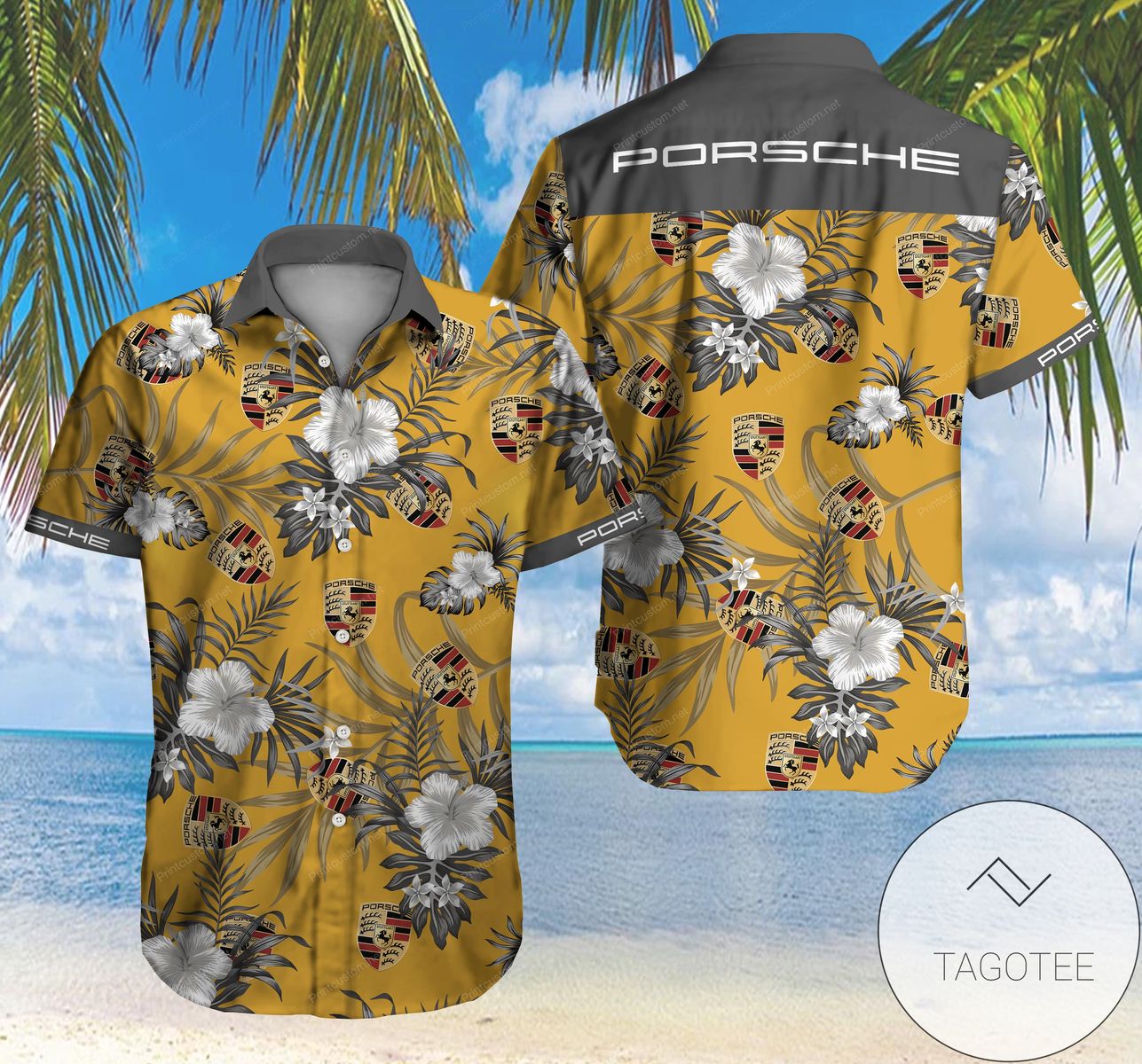 Porsche Authentic Hawaiian Shirt 2022