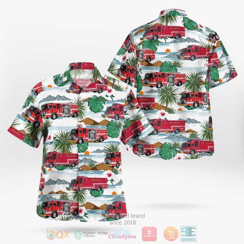 Poplar Grove Illinois North Boone District-3 Fire and EMS Hawaiian shirt