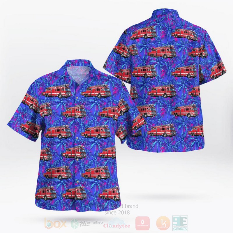 Portland Oregon Port of Portland Police Department Hawaiian Shirt