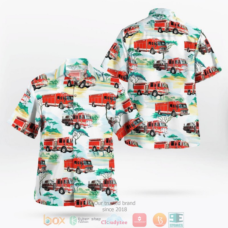 Portland Fire & Rescue Oregon Fireboat Hawaiian Shirt