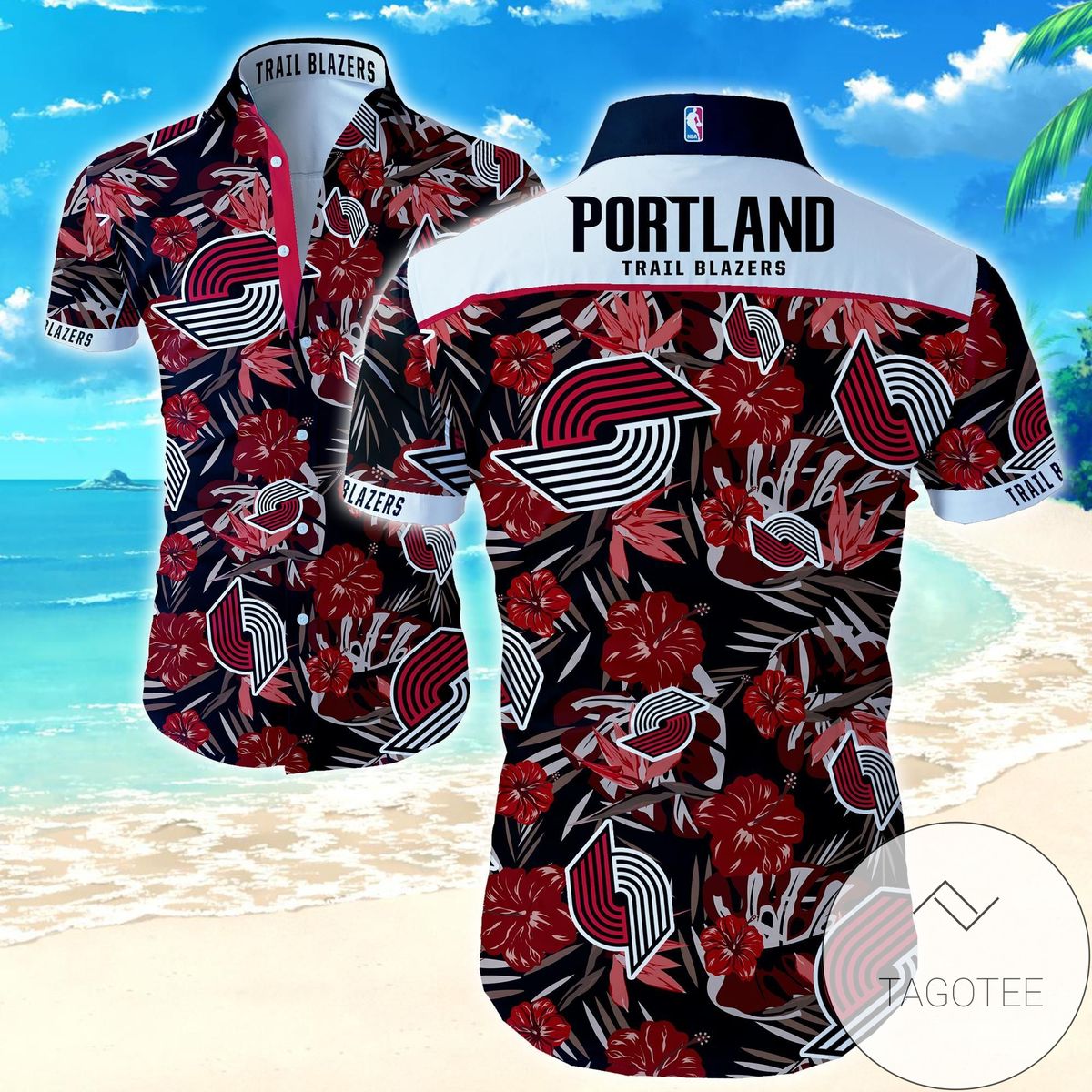 Portland Trail Blazers Authentic Hawaiian Shirt 2022