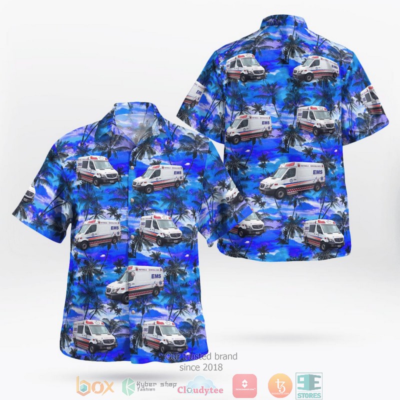 Power Rangers Dino Charge Pattern Hawaiian shirt, short