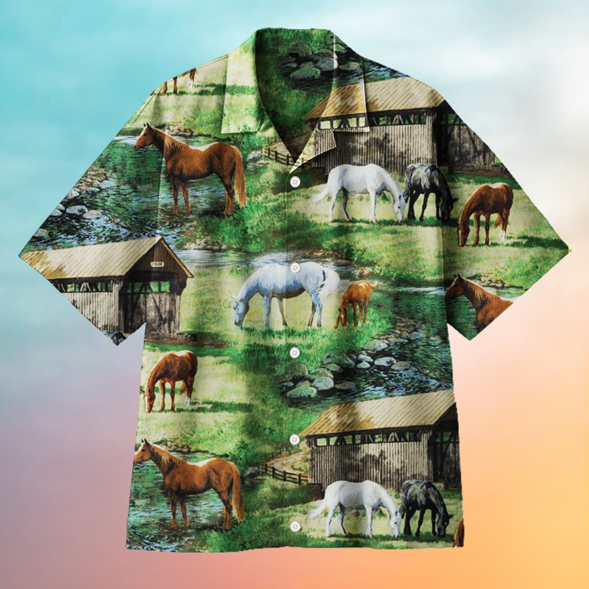 Psilocybin Mushroom Hawaiian Shirt