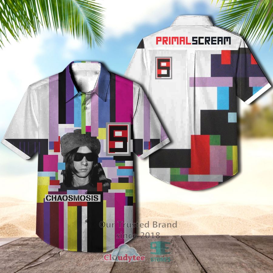 Primal Scream Dirty Hits Hawaiian Casual Shirt