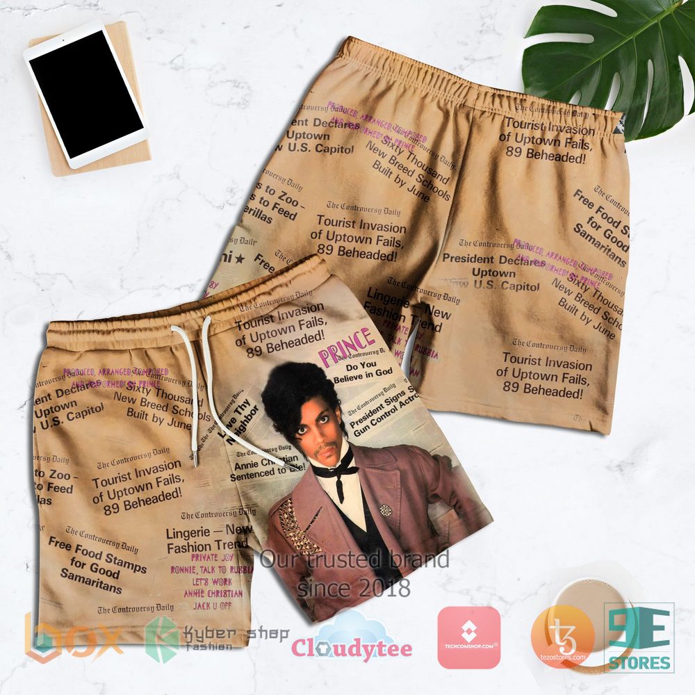 Prince Around the World in a Day Shorts