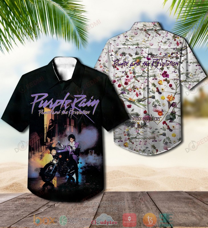 Prince purple island Hawaiian Shirt