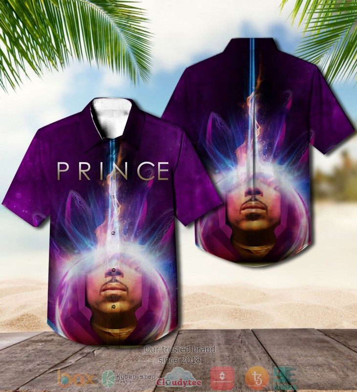 Prince Sign O’ The Times Black Hawaiian Shirt