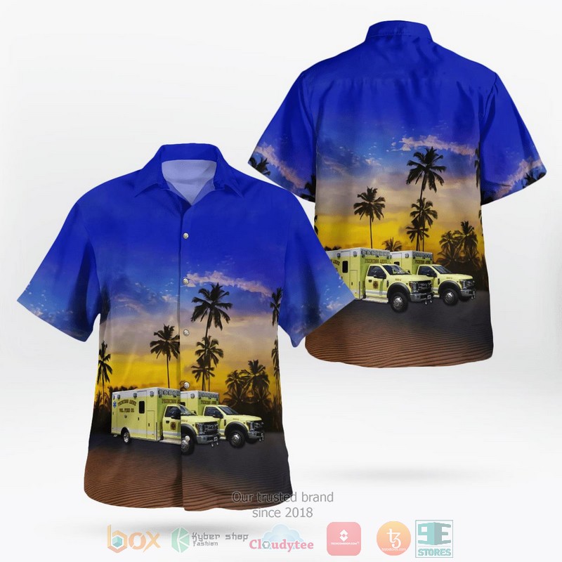 PRN Ambulance California Fleet Aloha Shirt