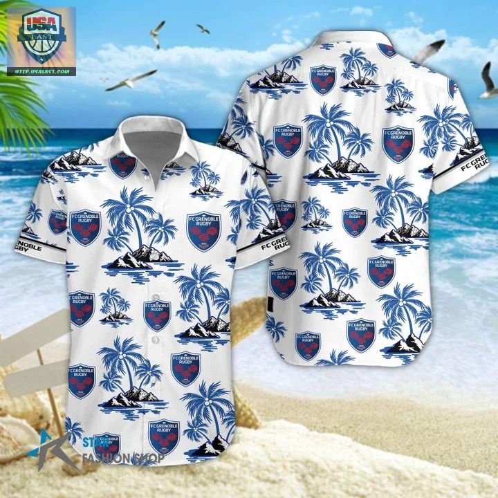 Pro D2 League Oyonnax Rugby Hawaiian Shirt