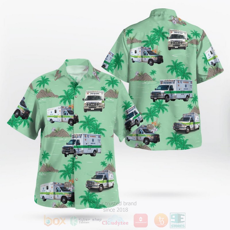 Pro Care EMS Georgia Hawaiian Shirt