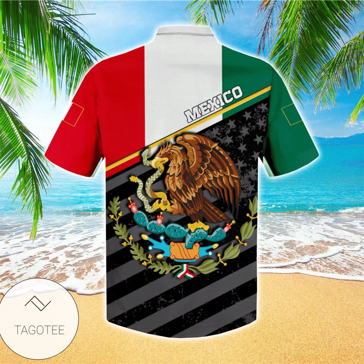 Proud Mexico Customized Name Hawaii Shirt