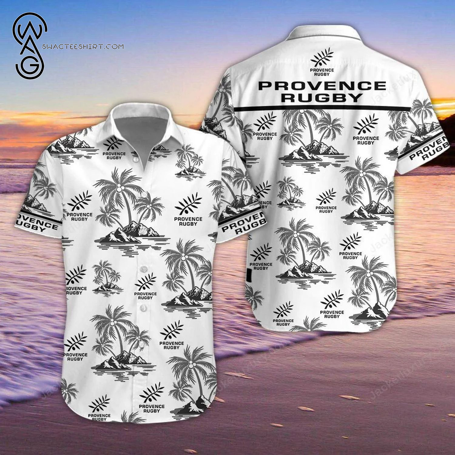 Pontoon Duck Full Printing Hawaiian Shirt And Beach Shorts