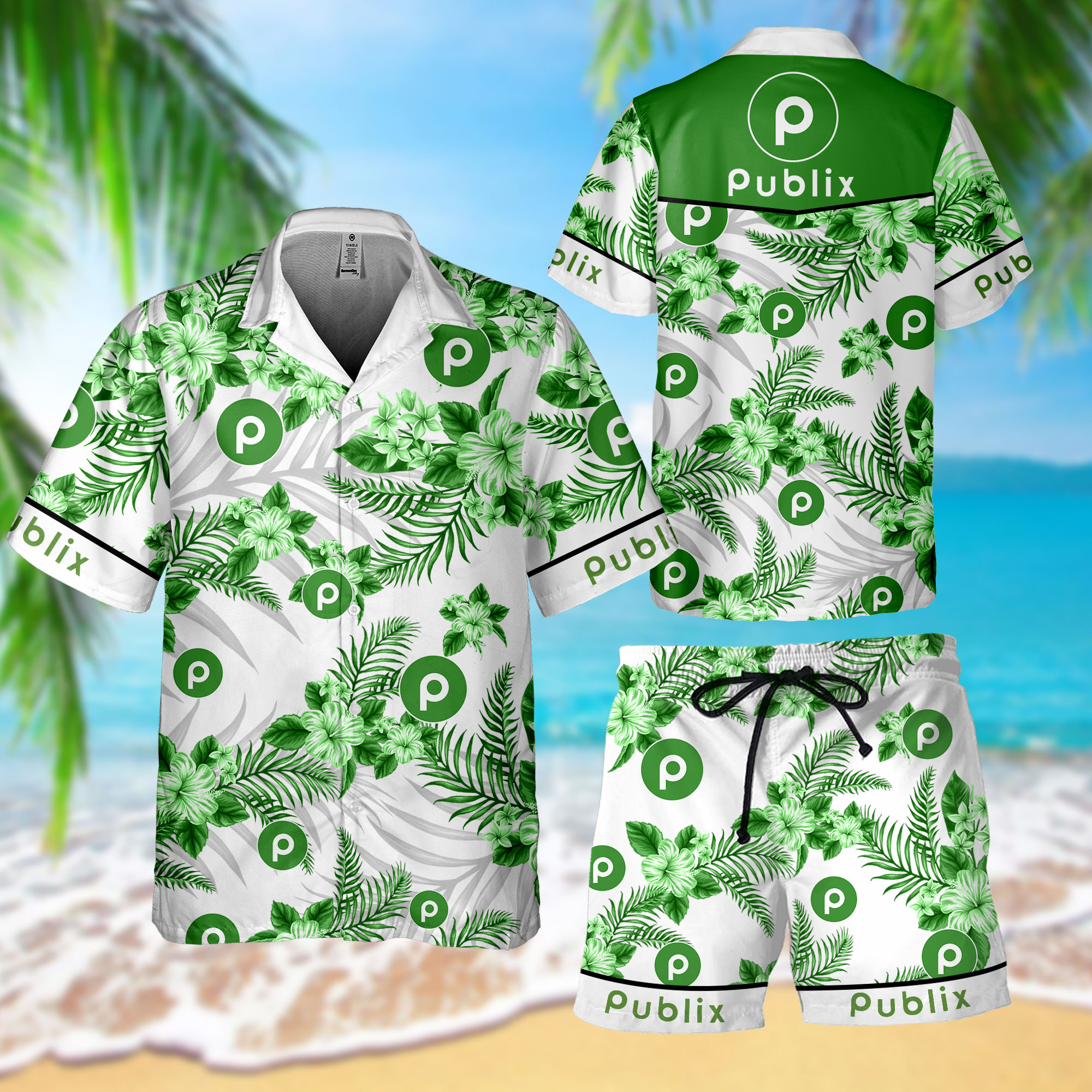 Publix Hawaiian Shirt, Short