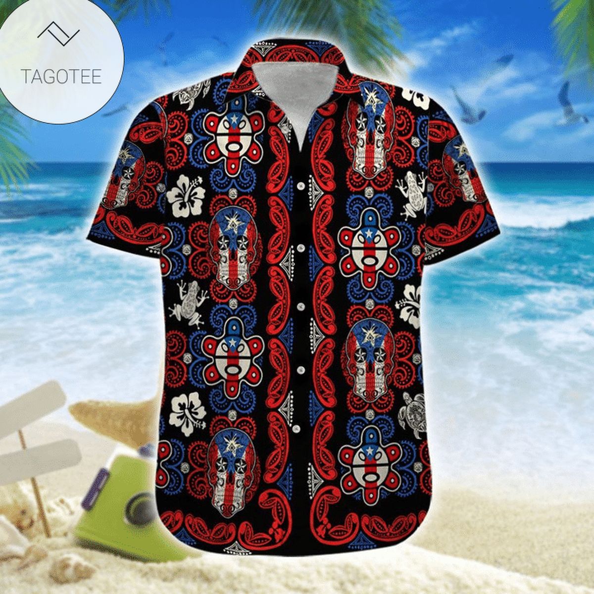 Puerto Rico Aloha Shirt Hawaiian Shirt For Puerto Rico Lovers