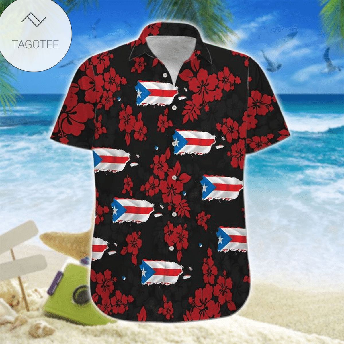 Puerto Rico Apparel Puerto Rico Button Up Shirt