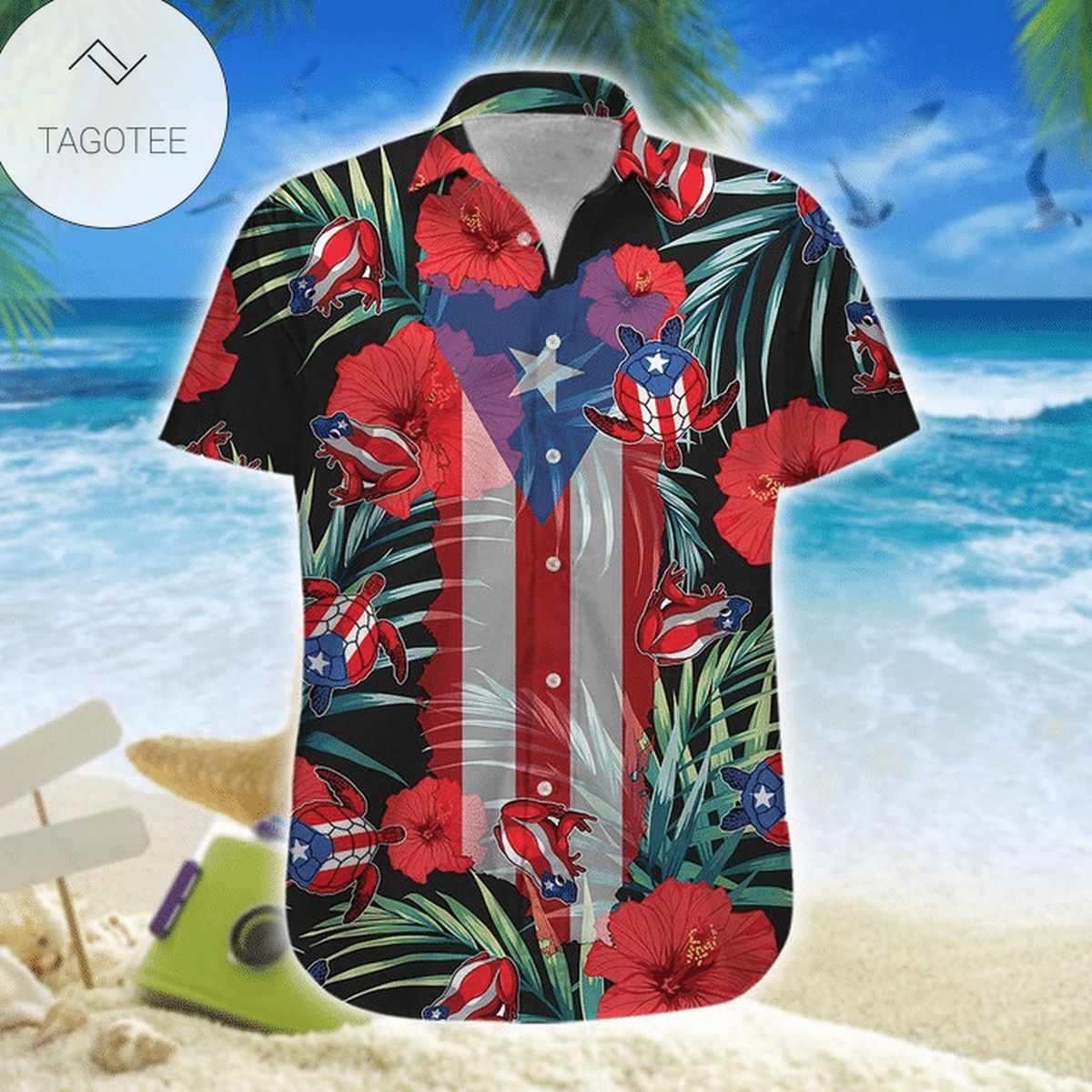 Puerto Rico Hawaiian Shirt Puerto Rico Shirt & Short