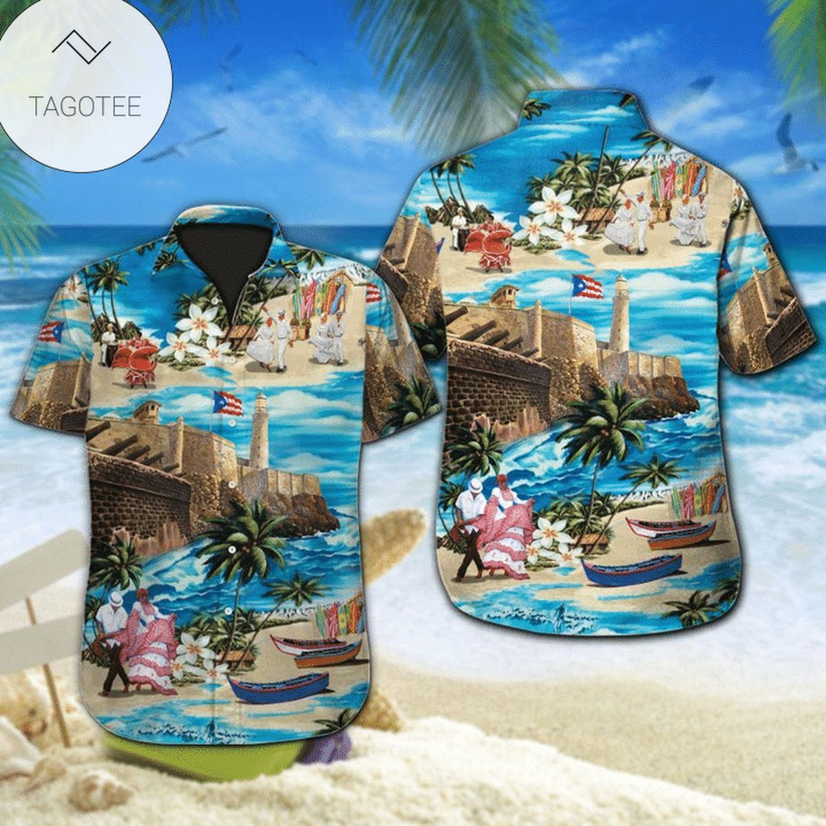 Puerto Rico Hawaiian Shirt Puerto Rico Shirt & Short