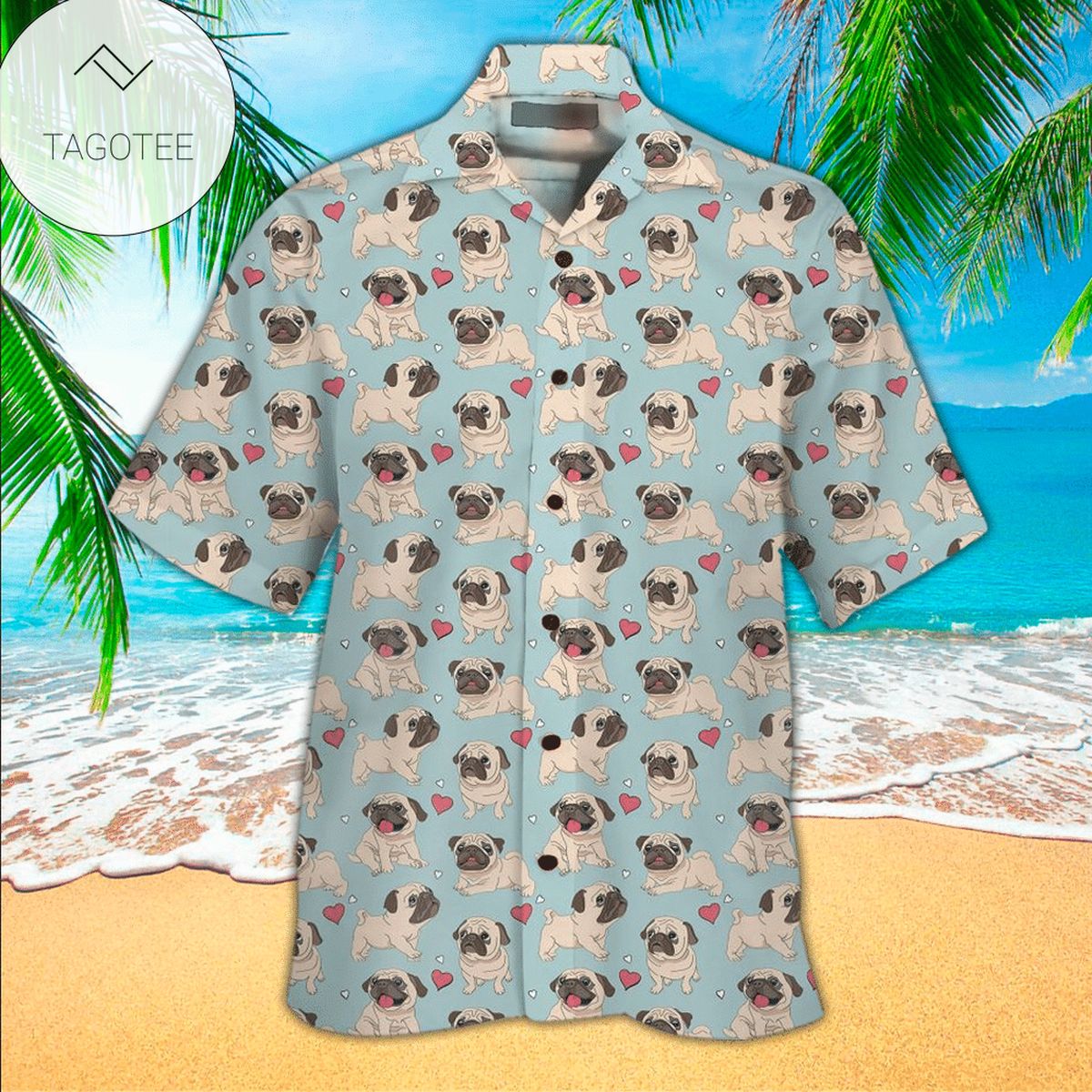 Pug Shirt Pug Hawaiian Shirt For Pug Lovers