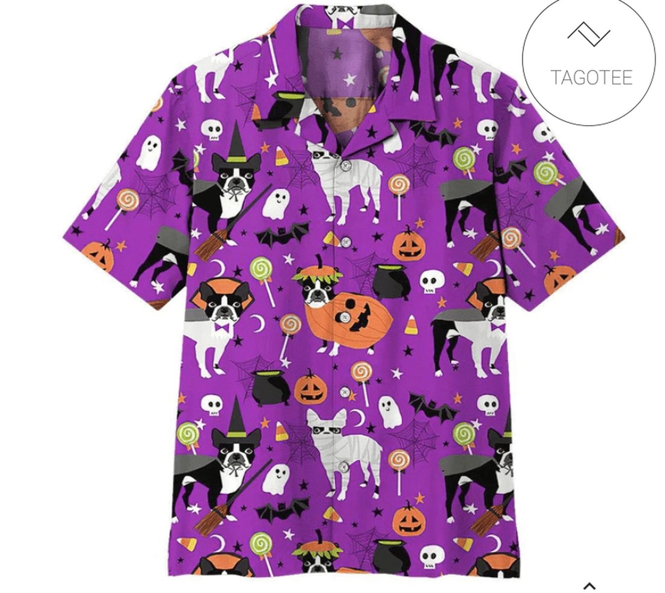 Pumpkin Cat Monster Halloween Hawaiian Shirt