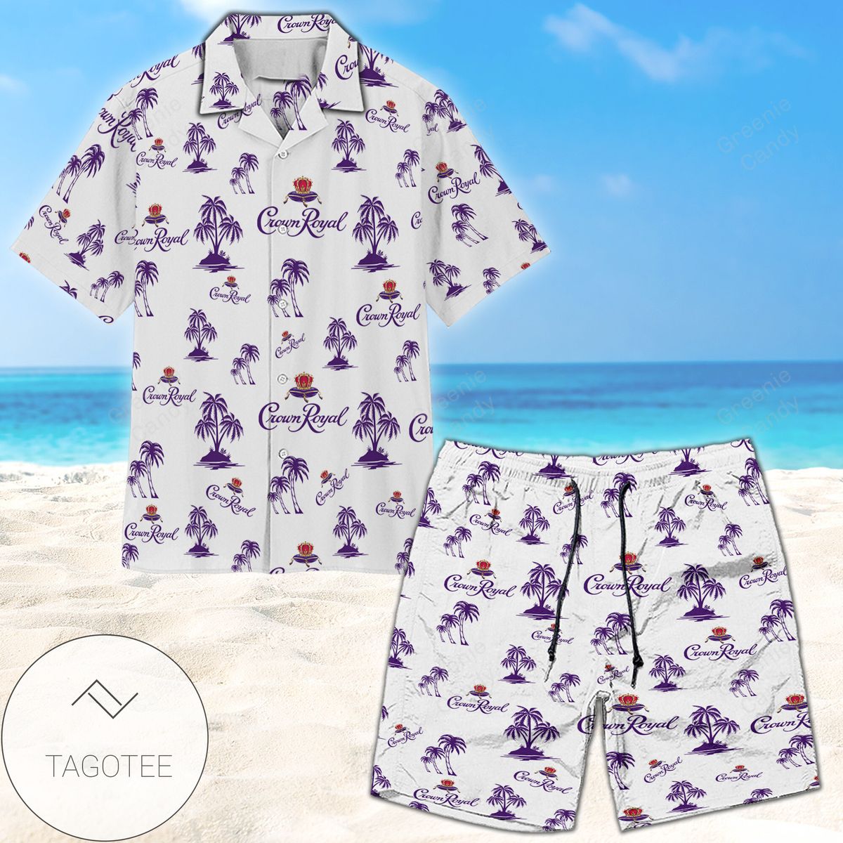 Purple Flowers Hawaiian Shirt