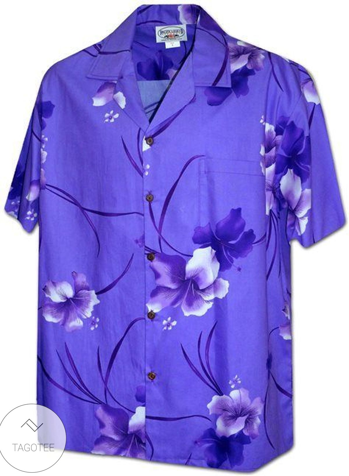 Purple Hibiscus Hawaiian Shirt