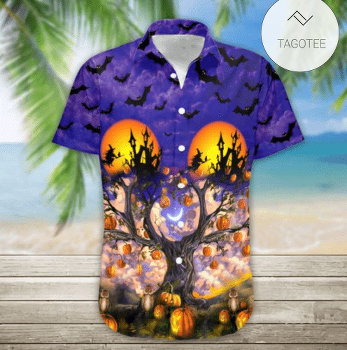 Purple Lion Hawaii Shirt