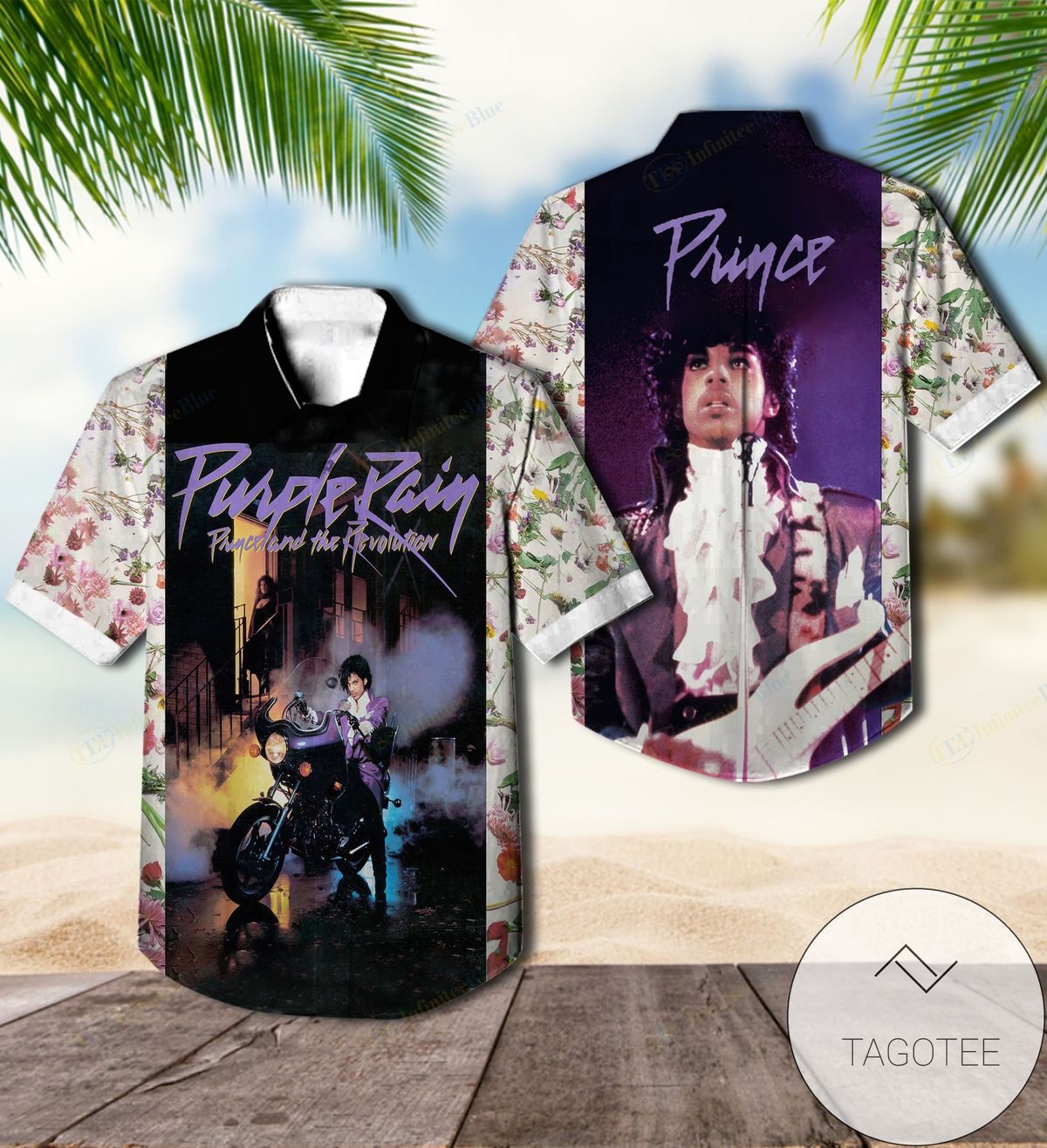 Purple Rain Logo Authentic Hawaiian Shirt 2022 3d