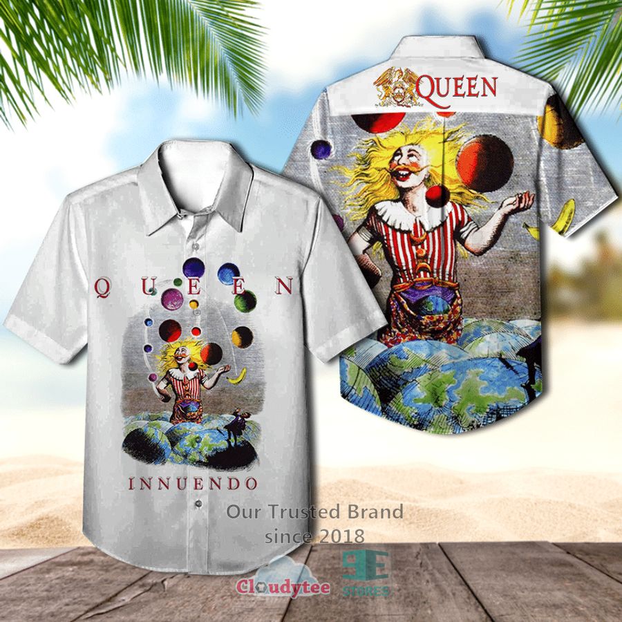 Queen Band The Game Album Hawaiian Shirt