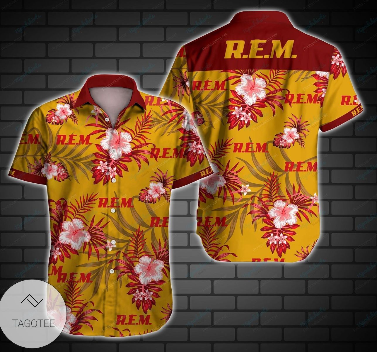 R.e.m Authentic Hawaiian Shirt 2022 3d